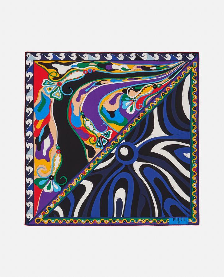 Emilio Pucci 90X90 FOULARD IN TWILL DI SETA Italy