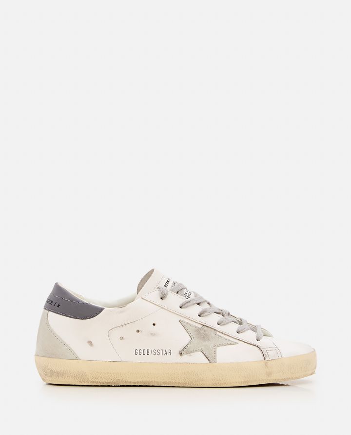 Golden Goose SUPER STAR SNEAKERS IN PELLE Consegna Veloce