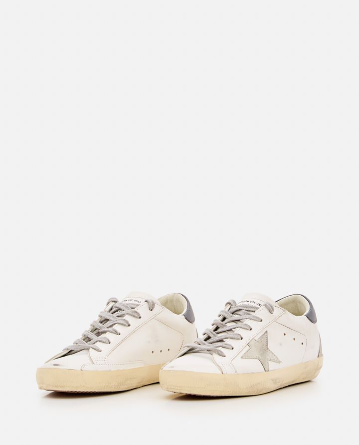 Golden Goose SUPER STAR SNEAKERS IN PELLE Consegna Veloce
