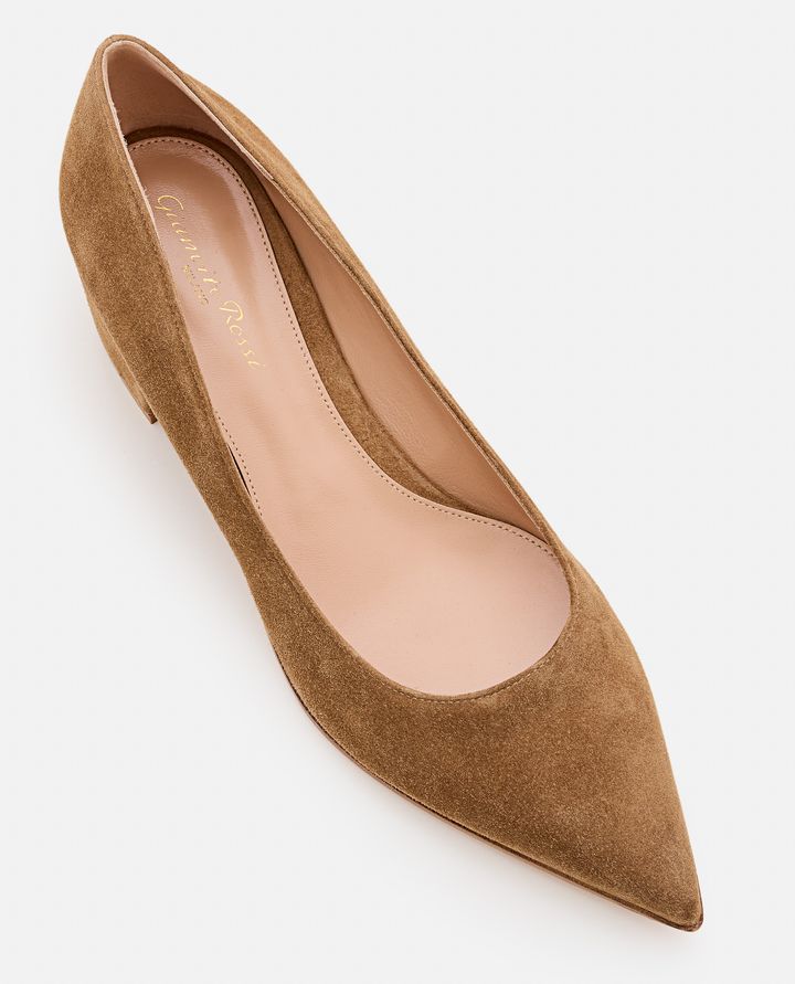 Gianvito Rossi DECOLLETE' PIPER IN CAMOSCIO 45MM Promozione Limitata