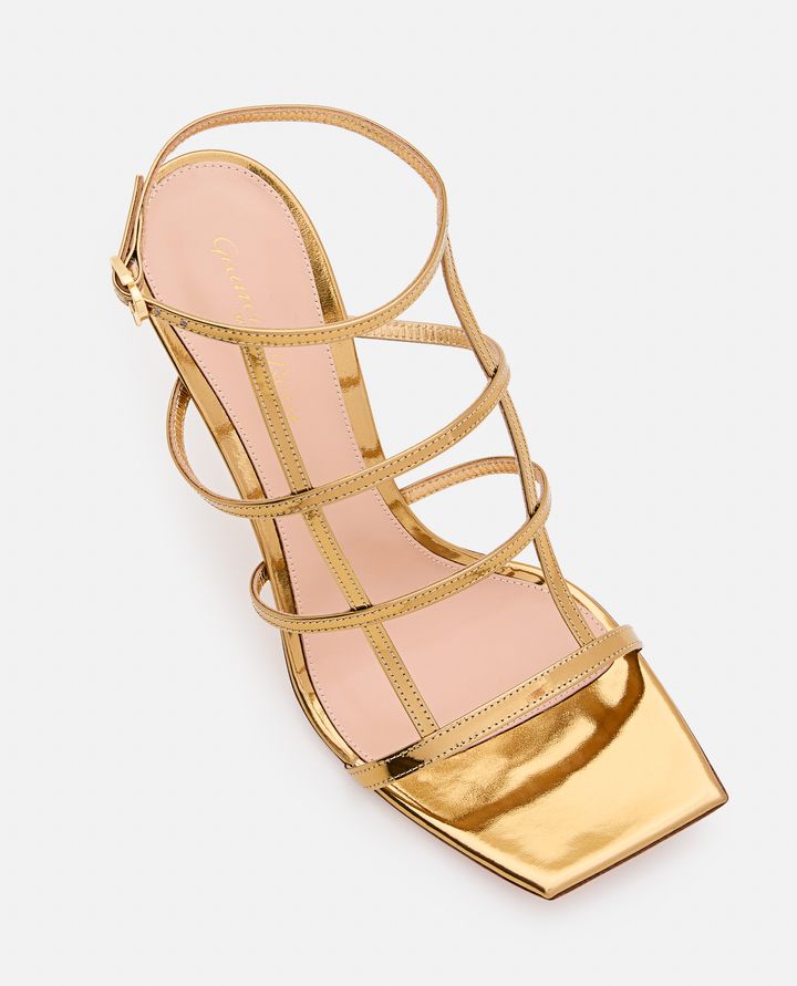 Gianvito Rossi SANDALI CON TACCO IN PELLE LETAL Fino Al -60%