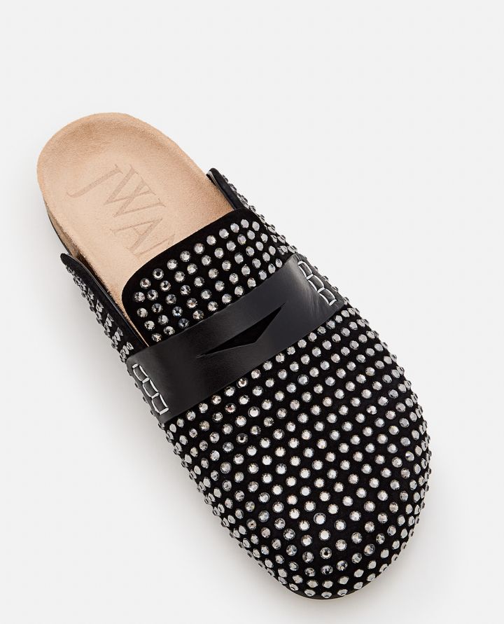 JW Anderson SUEDE CRYSTAL LOAFER Affare Del Giorno