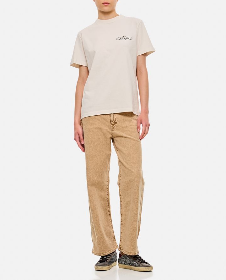 Golden Goose T-SHIRT IN JERSEY DI COTONE Sottocosto