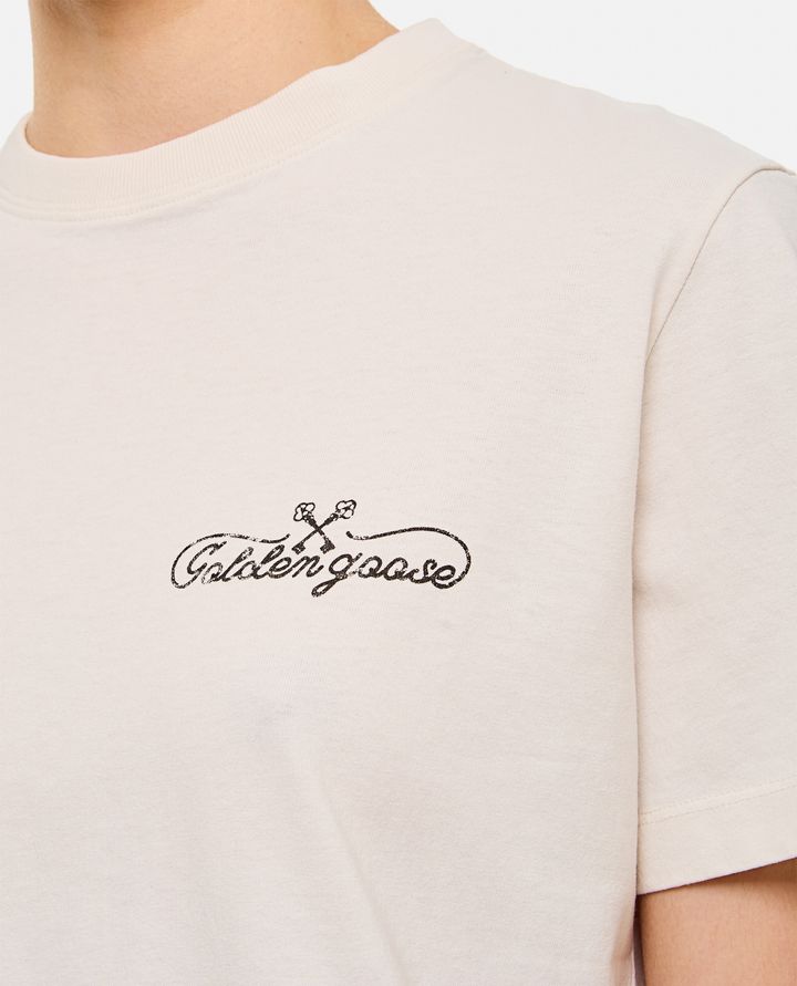 Golden Goose T-SHIRT IN JERSEY DI COTONE Sottocosto