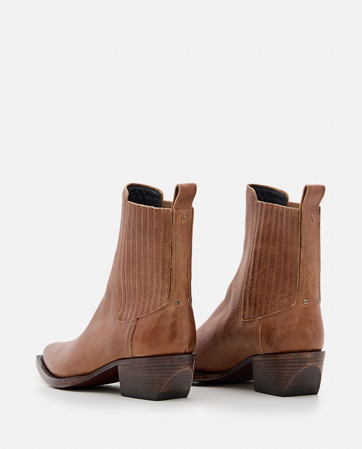 Golden Goose DEBBIE VINTAGE STIVALETTI IN PELLE Offerte