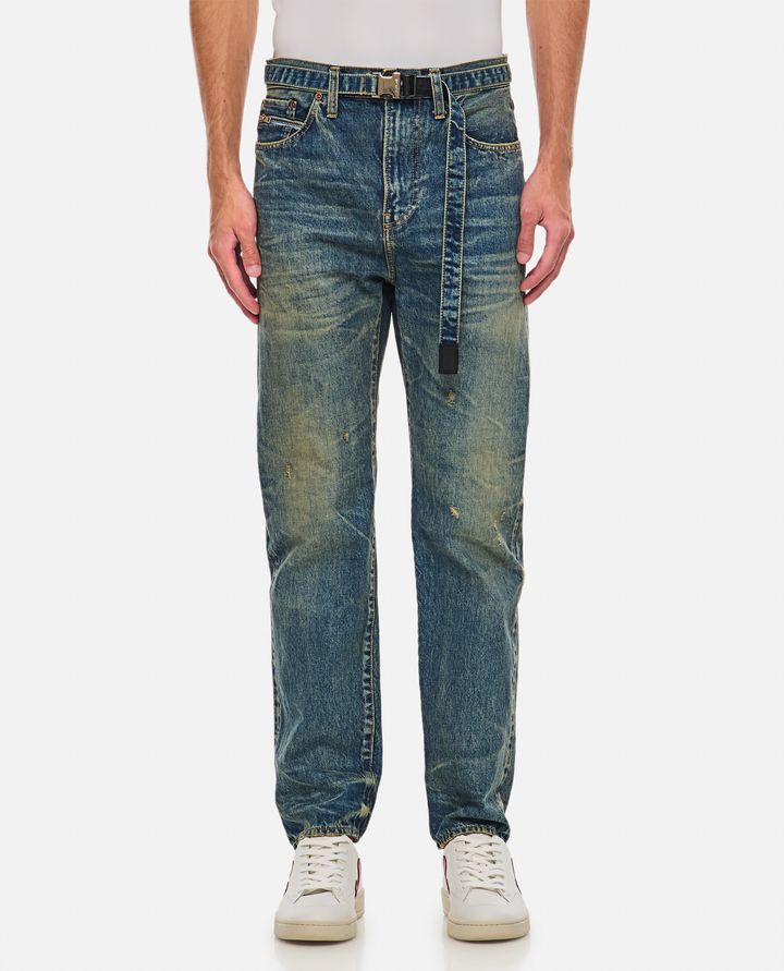 Sacai BEYONDEXX PANTALONI IN DENIM Vendita Economica