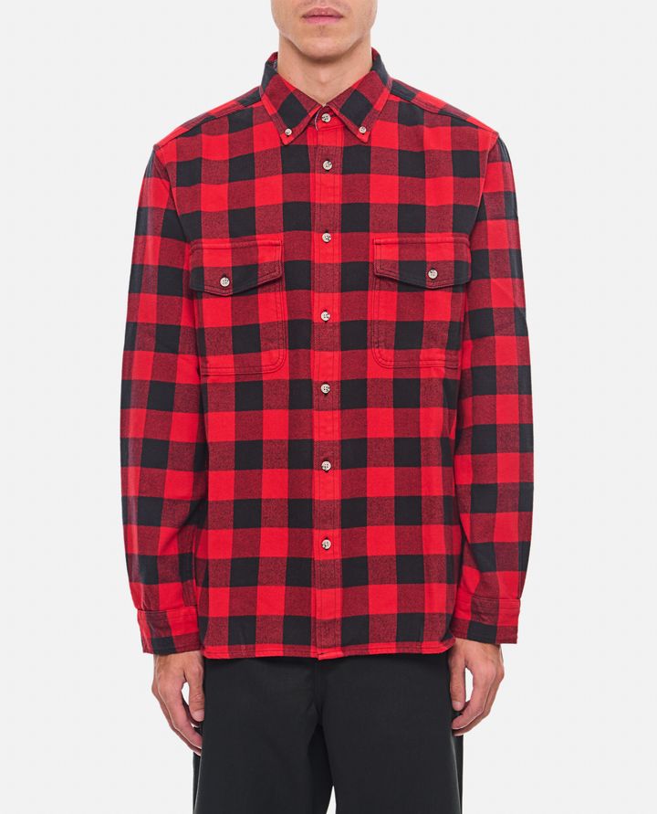 Woolrich PLAID CHAMOIS SHIRT In Saldo