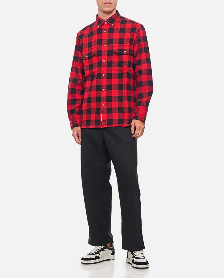 Woolrich PLAID CHAMOIS SHIRT In Saldo