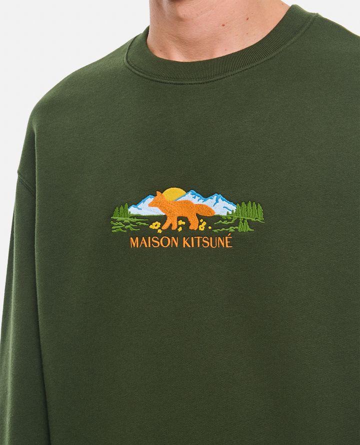 Maison Kitsuné FELPA COMFORT OUTDOOR CON PROFILO VOLPE Moda