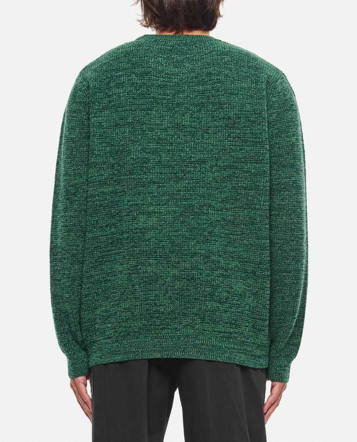 Maison Kitsuné MAGLIONE GIROCOLLO CON LOGO Comprare a buon mercato