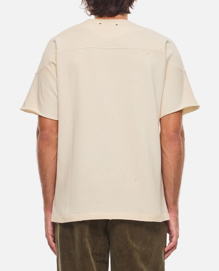 Golden Goose T-SHIRT IN COTONE STAMPA FOOTBALL Shopping online