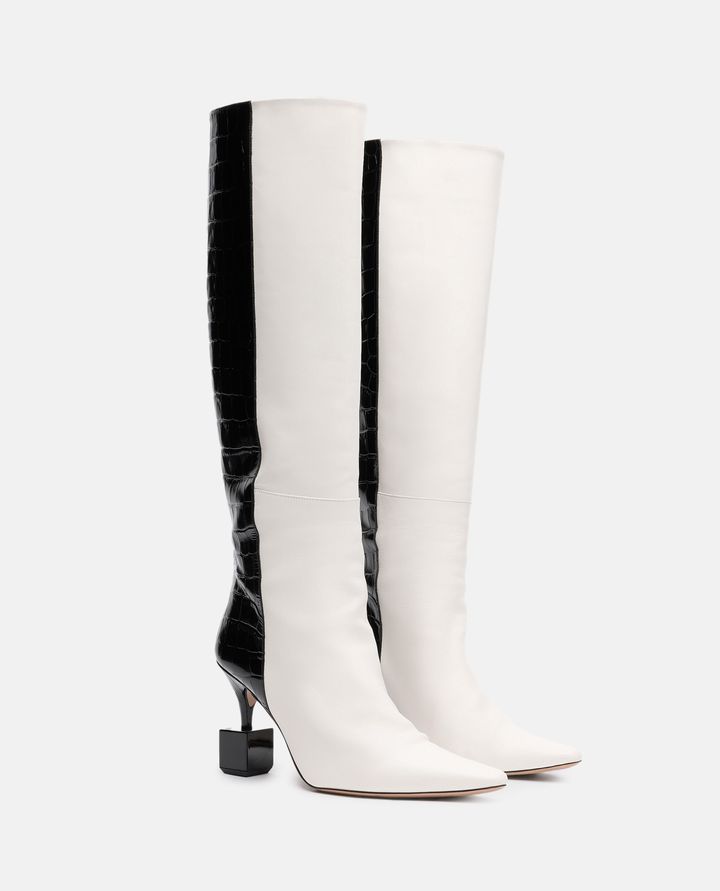 Jacquemus LES BOTTES BISOU STIVALI IN PELLE Offerta per la Festa della Mamma
