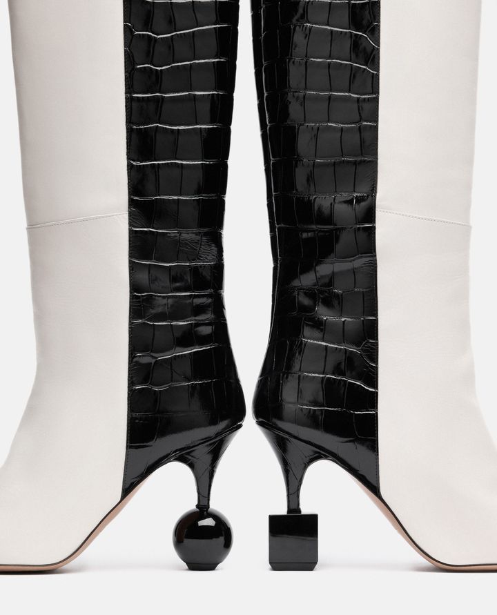Jacquemus LES BOTTES BISOU STIVALI IN PELLE Offerta per la Festa della Mamma