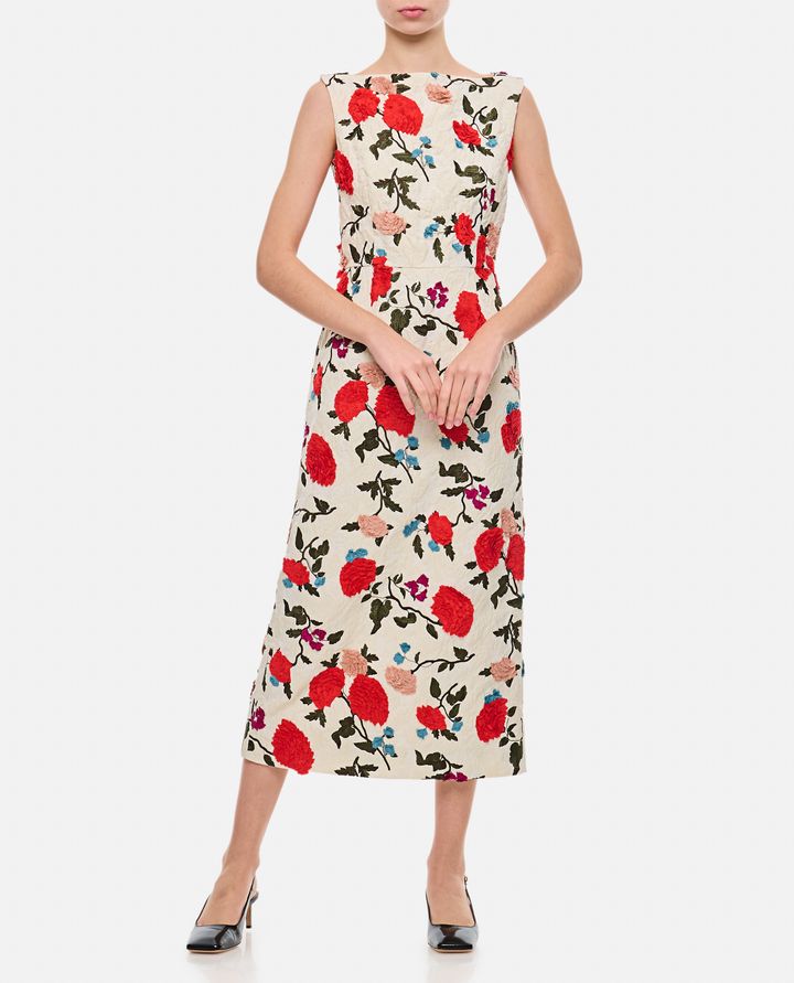 Erdem ABITO MIDI A FIORI Liquidazione