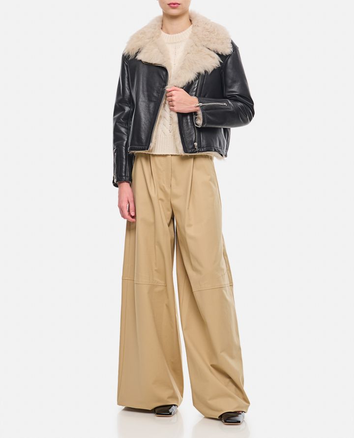 Durazzi Milano GIACCA BIKER IN SHEARLING Offerte giornaliere