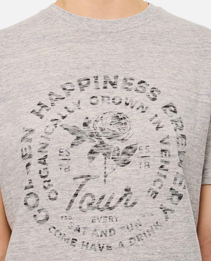 Golden Goose T-SHIRT IN JERSEY DI COTONE STAMPATO ACQUISTA ORA