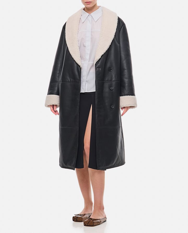 Loulou Studio ELBE CAPPOTTO SHEARLING Nuovo