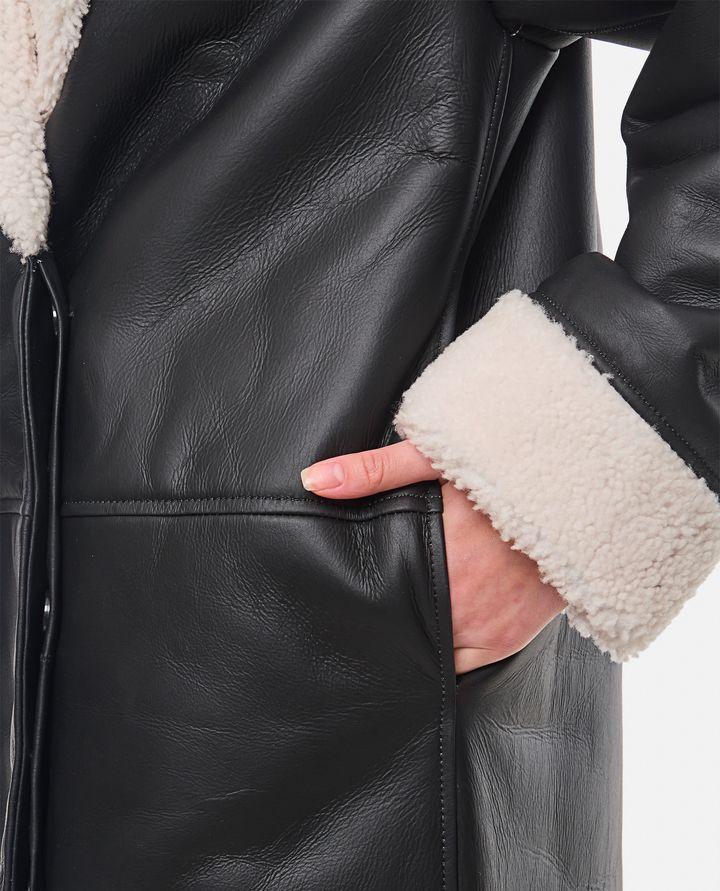 Loulou Studio ELBE CAPPOTTO SHEARLING Nuovo
