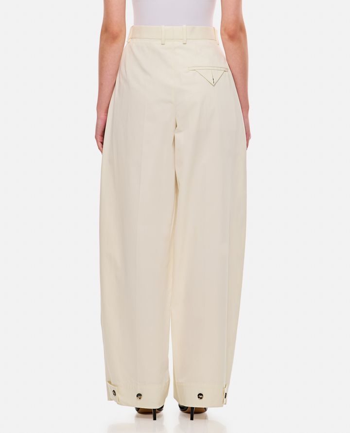 Bottega Veneta PANTALONI IN COTONE A GAMBA LARGA Promozione