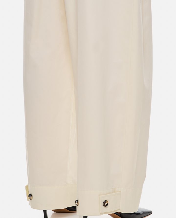 Bottega Veneta PANTALONI IN COTONE A GAMBA LARGA Promozione