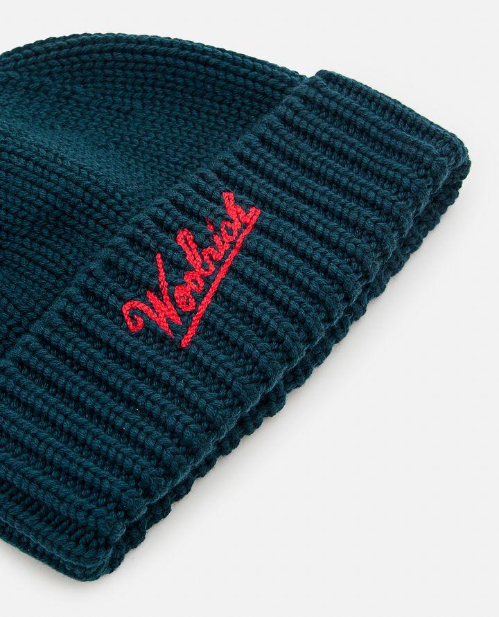 Woolrich MERINO WOOL LOGO BEANIE Shopping Online