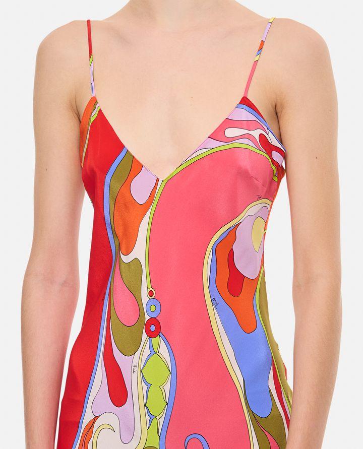 Emilio Pucci ABITO LUNGO IN CREPE DE CHINE Fornitura limitata