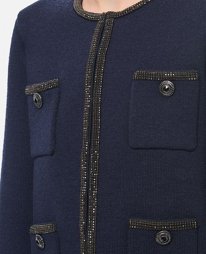 Self-Portrait CARDIGAN IN MAGLIA CON DECORAZIONI Vendite stagionali