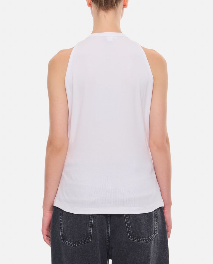 Alexander McQueen TOP IN COTONE SMANICATO Offerte speciali