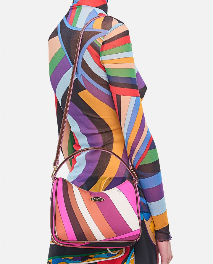 Emilio Pucci BORSA A SPALLA IN NYLON Prezzo basso
