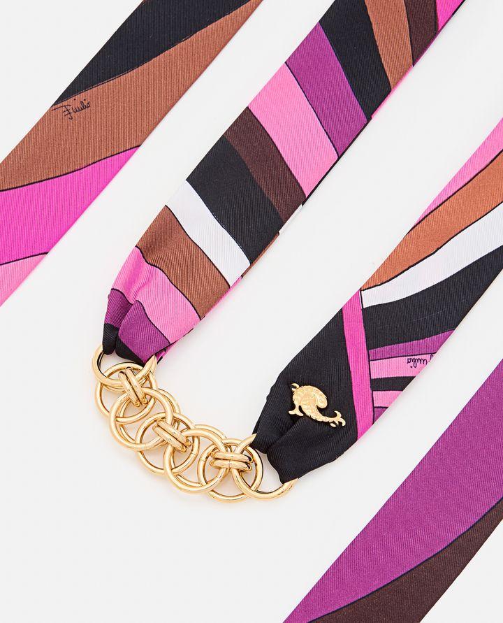 Emilio Pucci BRACCIALETTO IN SETA CON CATENA Super Saving Price