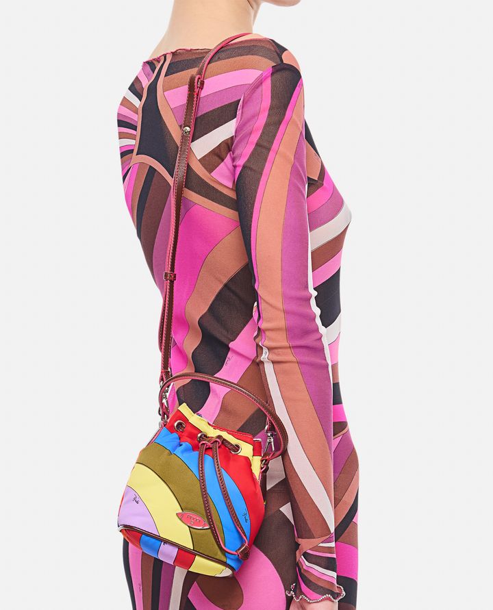 Emilio Pucci BORSA A SECCHIELLO IN NYLON PICCOLA Ultimi tre giorni