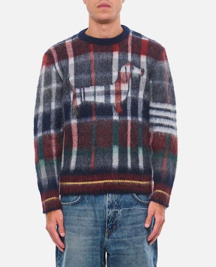 Thom Browne HECTOR TARTAN PULLOVER Soddisfazione Garantita