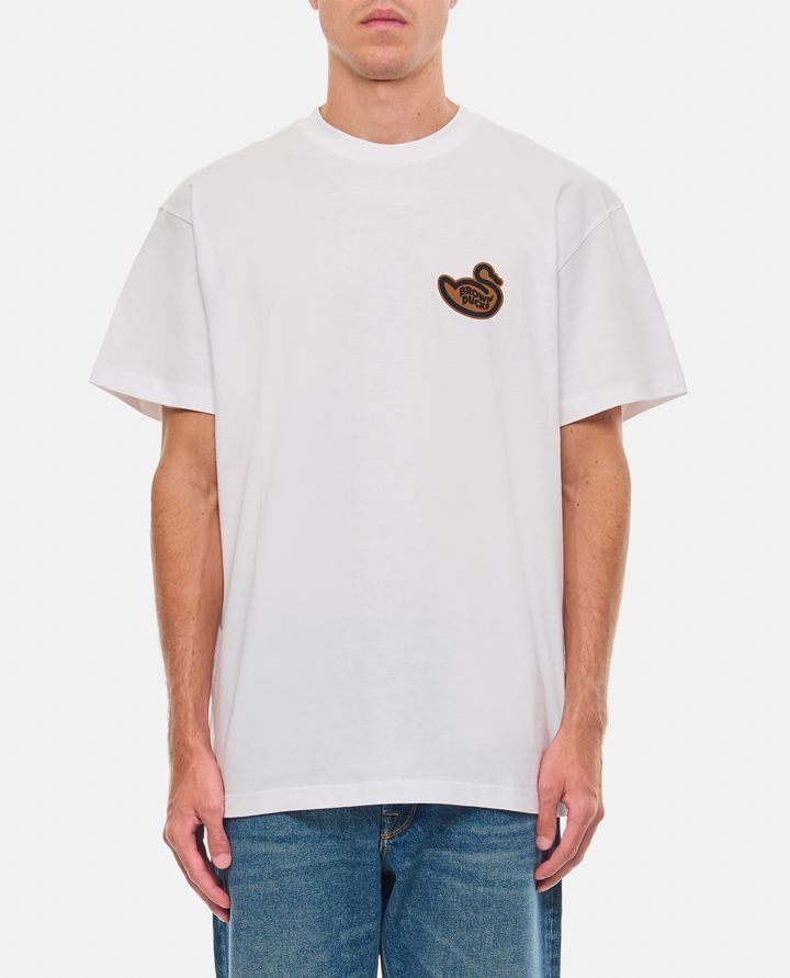 Carhartt WIP T-SHIRT IN COTONE BROWN DUCKS Acquista Ora
