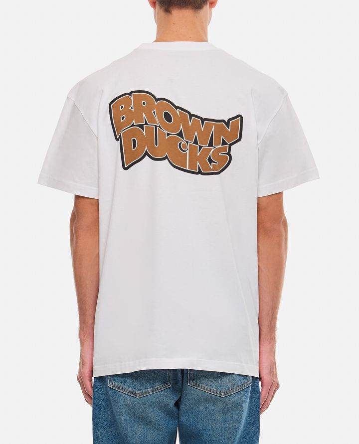 Carhartt WIP T-SHIRT IN COTONE BROWN DUCKS Acquista Ora