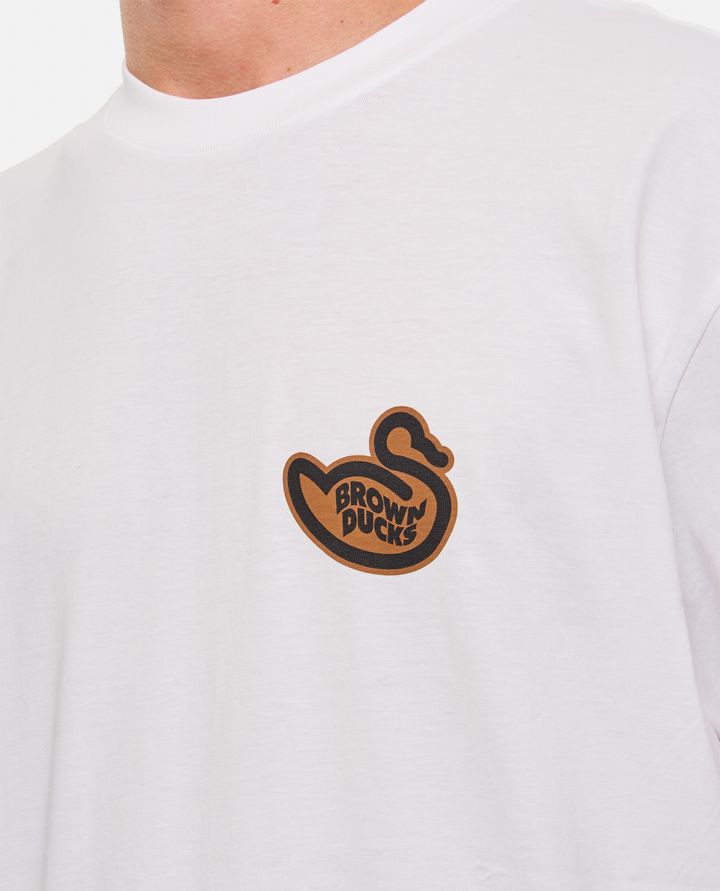 Carhartt WIP T-SHIRT IN COTONE BROWN DUCKS Acquista Ora