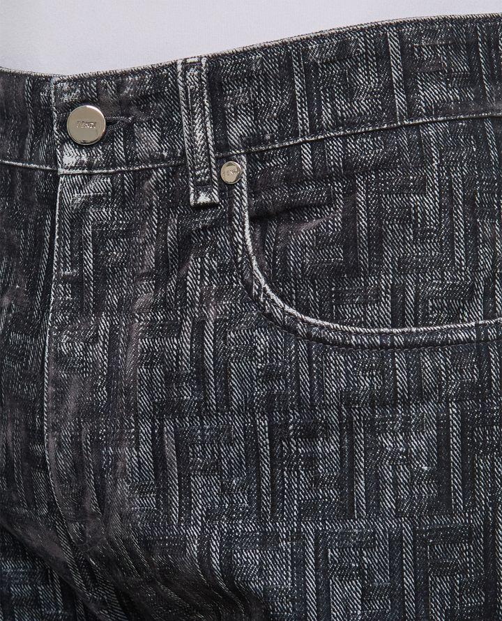 Fendi DENIM CON LOGO FF Consegna Veloce