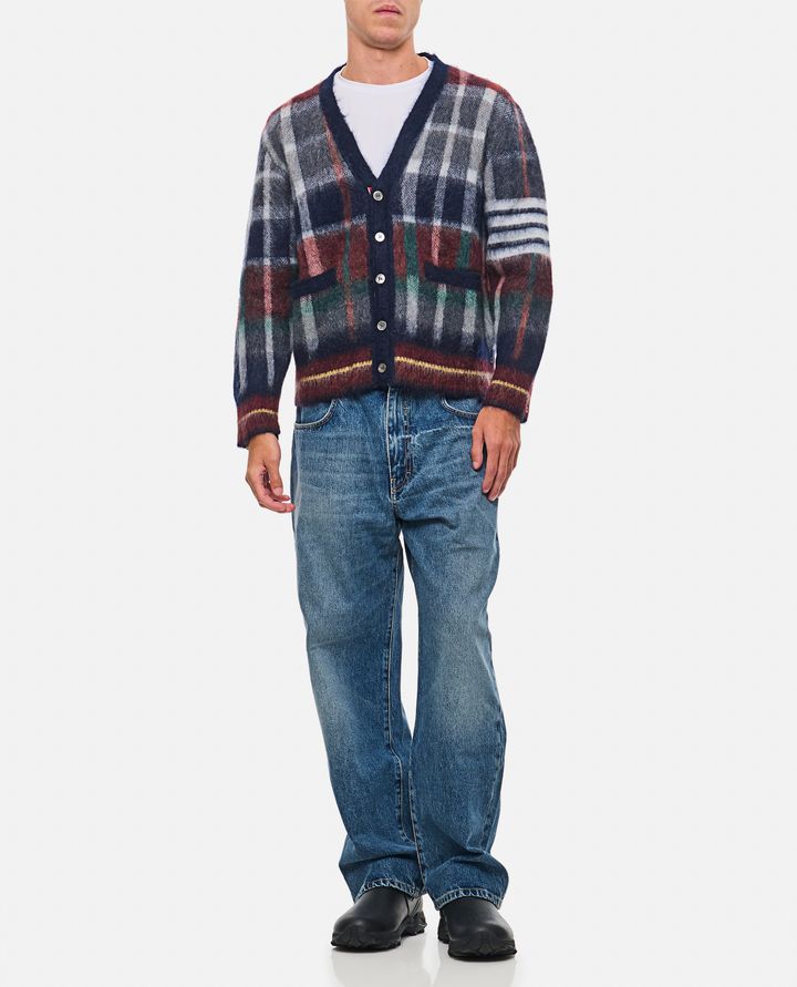 Thom Browne HECTOR V NECK CARDIGAN Fino Al -60%