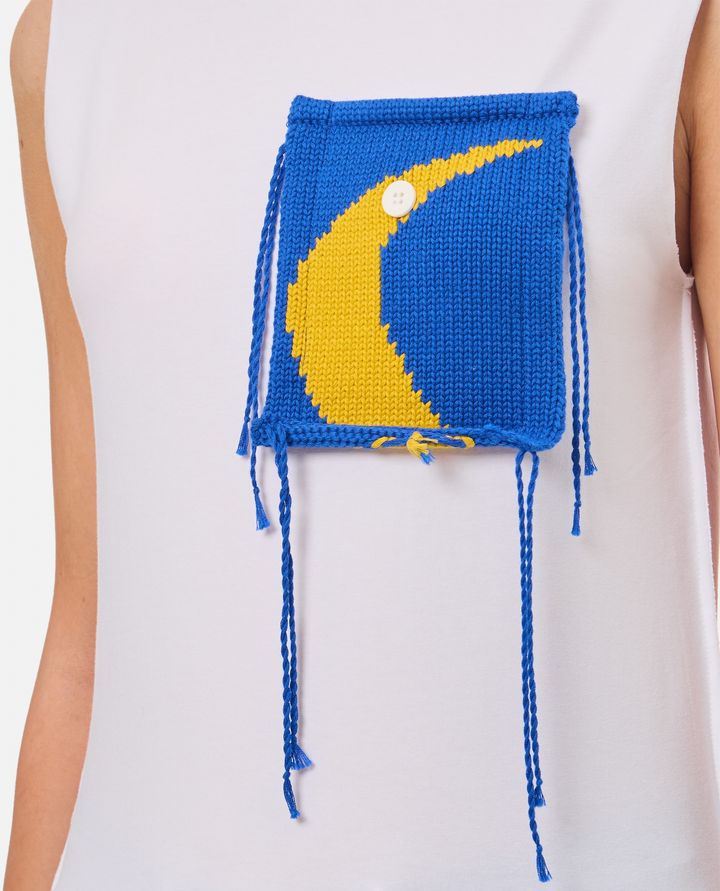 Charles Jeffrey Loverboy CANOTTA CON PATCH IN MAGLIA Saldi Di Fabbrica