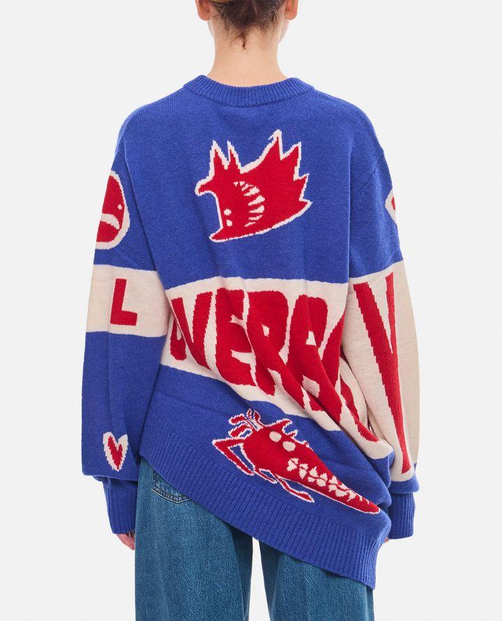 Charles Jeffrey Loverboy MAGLIONE TOPSY TURVY CON LOGO LOVERBOY Sconto di tempo limitato