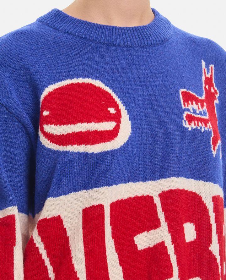 Charles Jeffrey Loverboy MAGLIONE TOPSY TURVY CON LOGO LOVERBOY Sconto di tempo limitato