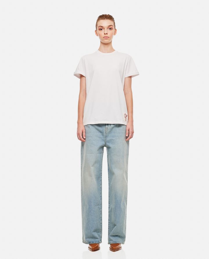 Loulou Studio ATTU WIDE LEG DENIM PANTS Grande vendita