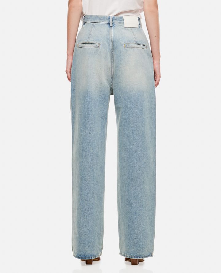 Loulou Studio ATTU WIDE LEG DENIM PANTS Grande vendita