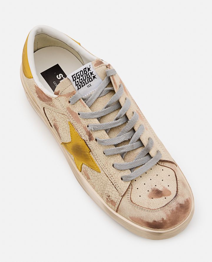 Golden Goose STARDAN LEATHER SNEAKERS Offerta temporanea