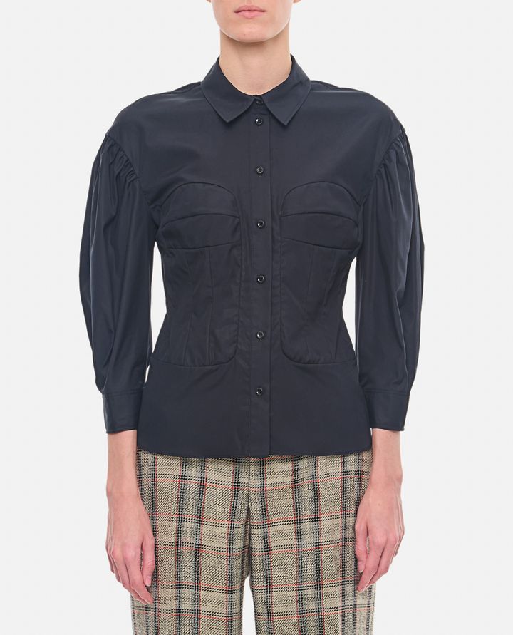 Simone Rocha CAMICIA CON CUCITURA CORSETTO Sconti VIP