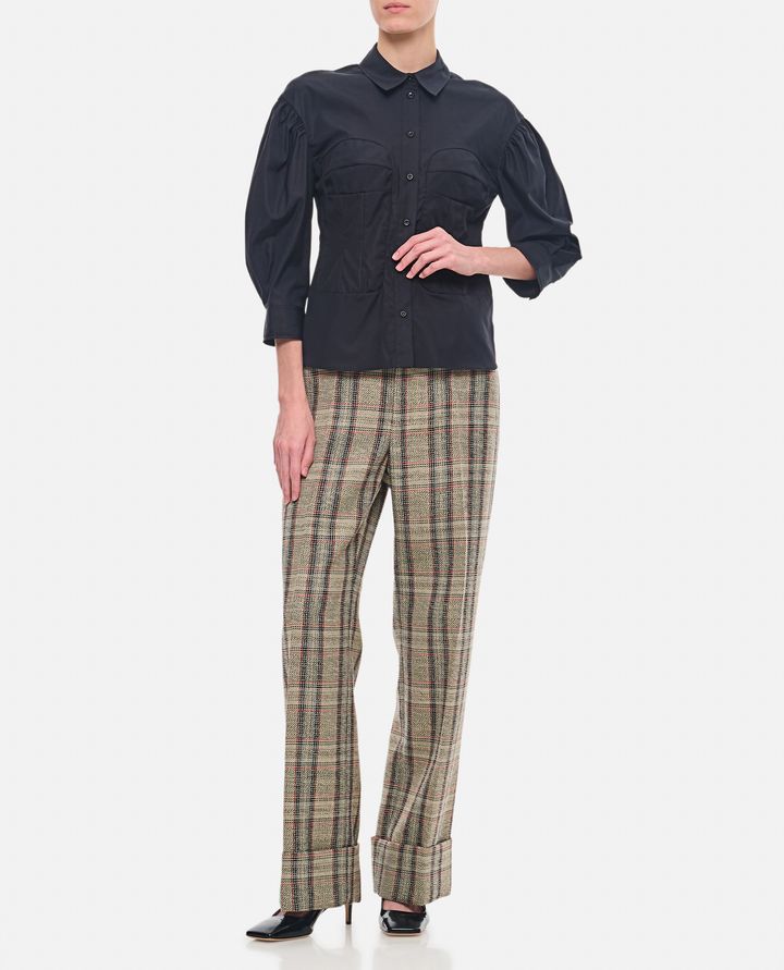 Simone Rocha CAMICIA CON CUCITURA CORSETTO Sconti VIP