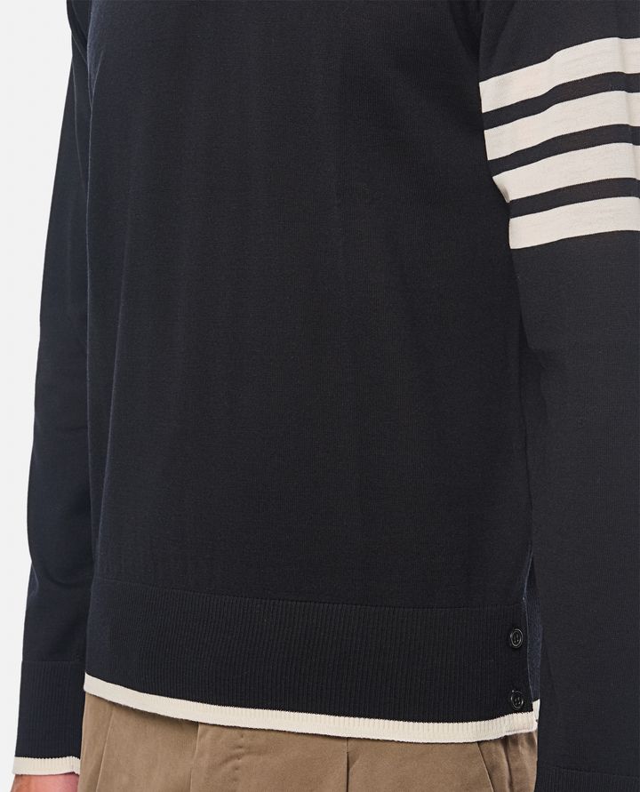 Thom Browne PULLOVER IN LANA VERGINE Ritorno libero