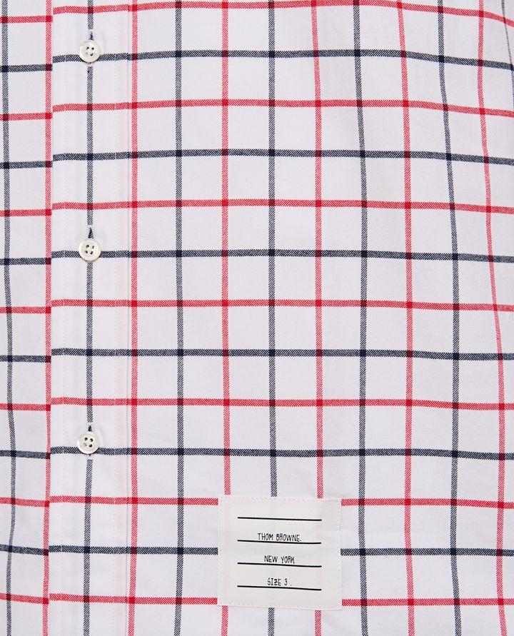 Thom Browne TATTERSALL CAMICIA ACQUISTA ORA