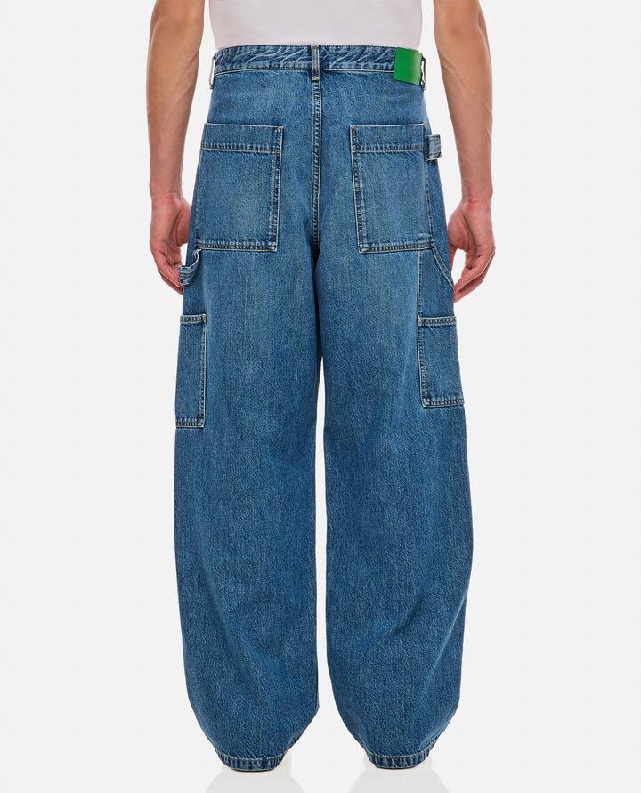 Bottega Veneta DENIM A GAMBA LARGA Qualità