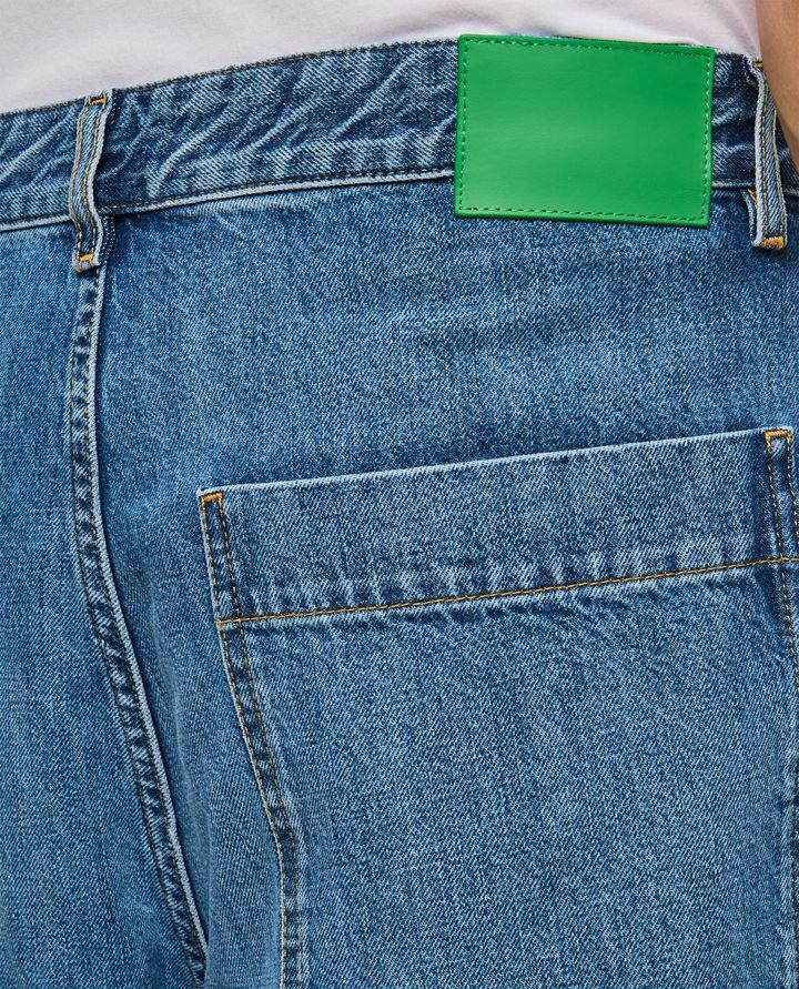 Bottega Veneta DENIM A GAMBA LARGA Qualità