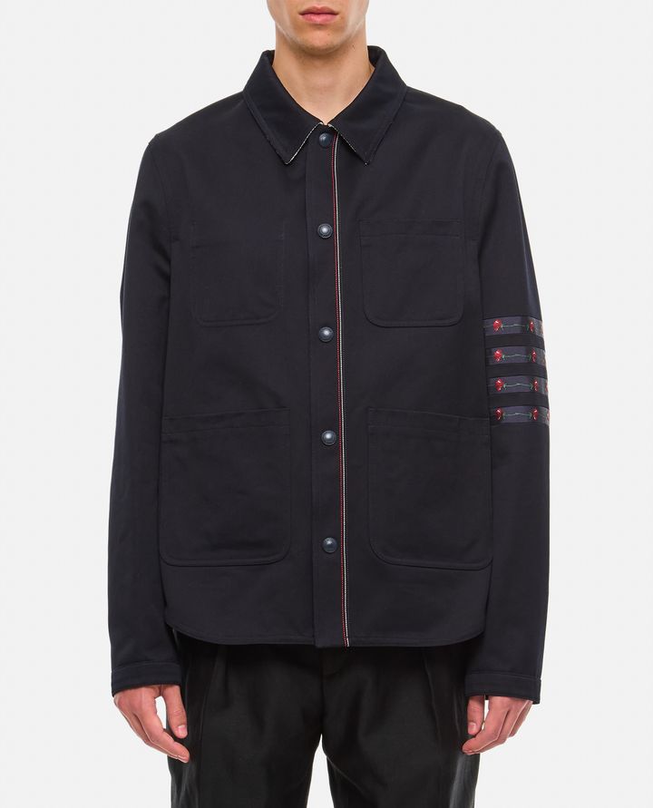 Thom Browne UTILITY GIACCA CON TASCHE Vendita